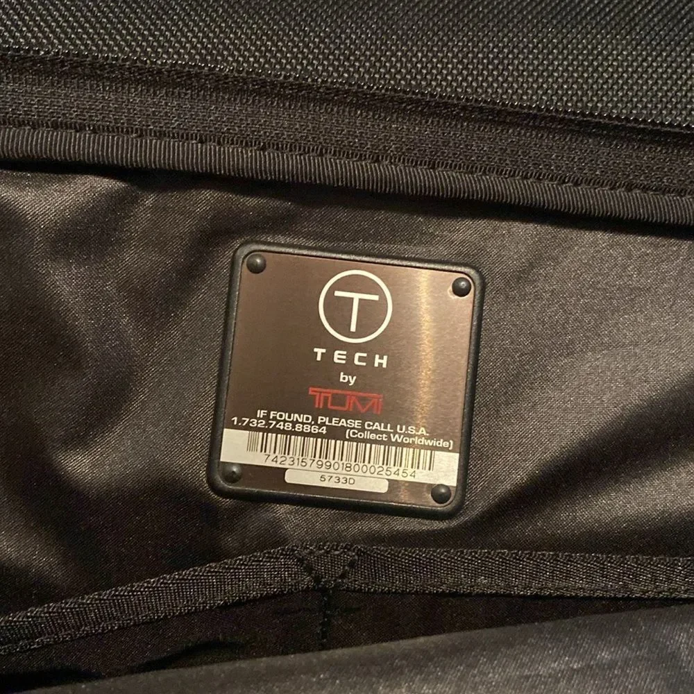 Black Tumi Tech garment bag